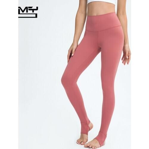 MYS Professional Fitness Yoga Pants Women High Waist Hip Lifting Squat Proof Sport Leggings Elastic Workout Tights GYM Capri