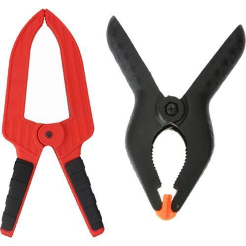 2pcs 6inch Heavy duty woodworking plastic spring clamp strong A type extra large clip nylon wood carpenter spring clamps
