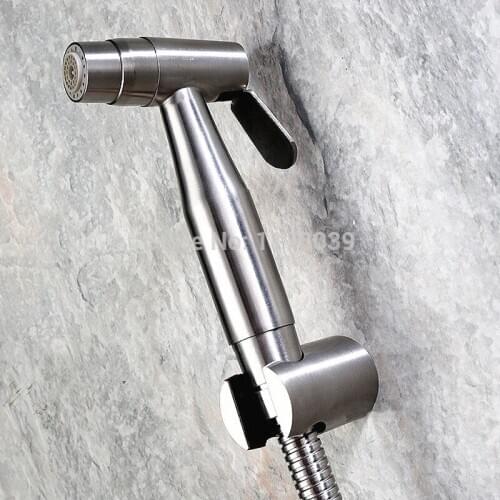 304 stainless steel toilet spray gun,Two-function out water model bidet nozzle spray,bidet Pressurized flush nozzle,J17615