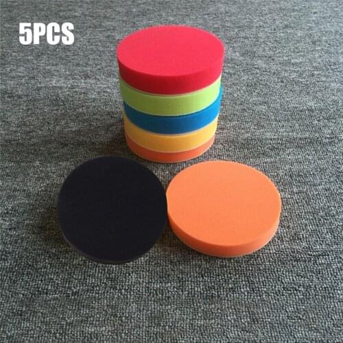 5 Pcs 6 Inch 150mm Polishing Sponge Disk Cloth Polishing Mat Car Polishing Kit