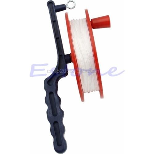 60M Outdoor Ball Bearing Wheel Kite Winder Tool Reel Handle Line String Winder Drop shipping