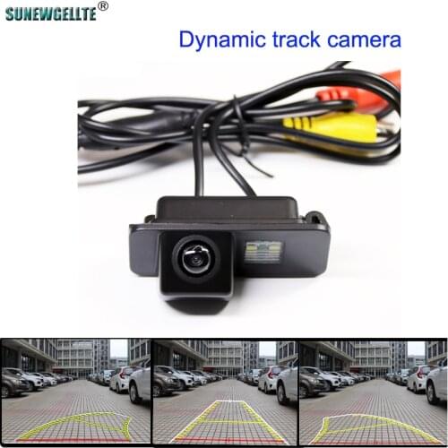 Dynamic Trajectory Tracking Car Reversing Backup Rear View Camera For FORD MONDEO FIESTA FOCUS HATCHBACK S-Max KUGA