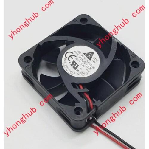 Detla Electronics AUB0512LB BT42 DC 12V 0.11A 50x50x15mm Server Cooling Fan