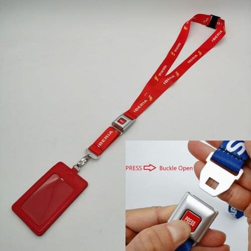 Iberia Press Release Car Key Lanyards Id Card Car Accessories Badge Holder Key Chain Neck Strap for SCANIA Mobile Phone Key Ring