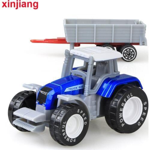 4 Styles 1:64 Farm Car Toys Vehicles Diecast Engineering Car Model Mini Tractor Car Model Toys For Children Boy