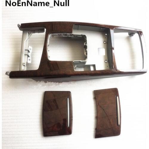 For auidi A6C6 Control in the control of three sets of mahogany mahogany mahogany interior refitting MMI panel