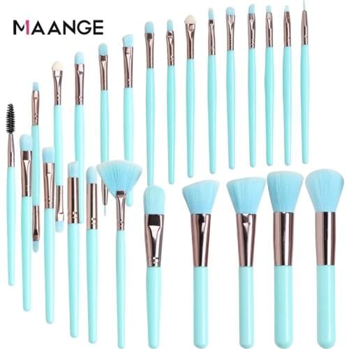 MAANGE 6/10/25Pcs Makeup Brushes Tool Set Cosmetic Powder Eye Shadow Foundation Blush Blending Beauty Make Up Brush Maquiagem