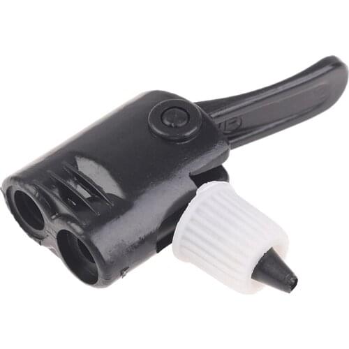 Bicycle Pump Nozzle Hose Adapter Double Head Pumping Valve Converter Inflatabl