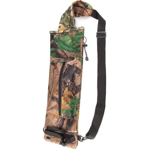 Arrow Pot One-shoulder Cylinder Arrow Quiver Large Capacity Adjustable Shoulder Strap sturdy Outdoor Hunting equipment
