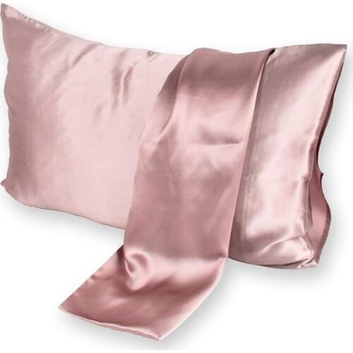 Pure 100 Silk Pillowcase Envelope Closure 19 Momme Mulberry Silk Pillowcase For Women Men Kids Girls Luxury Free Shipping