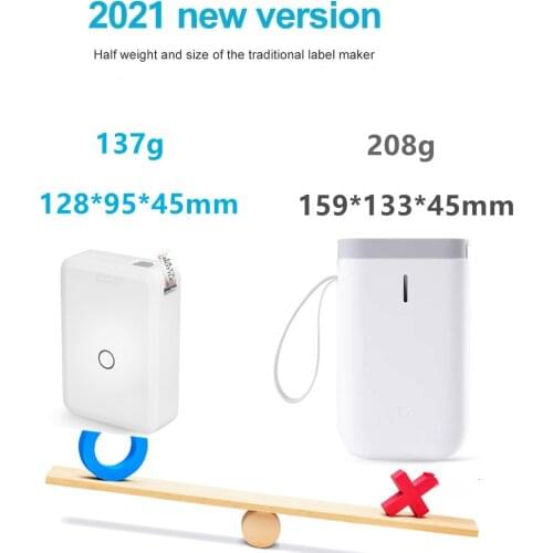 Niimbot D110 Mini Portable Thermal Label Printer Hangul Bluetooth Label Printer Sticker Pocket Barcode Printer #R10