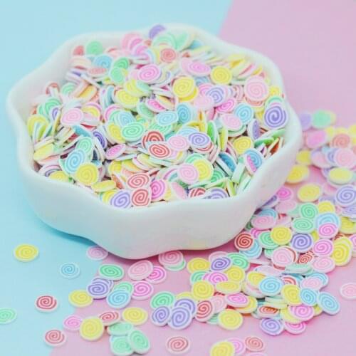 Polymer Clay Slime Candy Sprinkles Fake Food Crafts Nail Art Decorating Shaker Card Fillers Party Table Deco Confetti