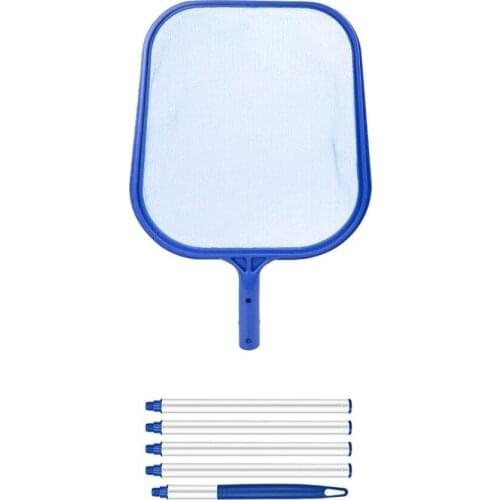 Pool Landing Net Pool Cleaning with Aluminium Telescopic Pole Leaf Skimmer Net