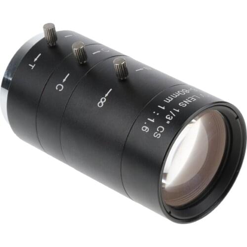 Manual IRIS Lens 6-60mm CS Mount for Industrial Microscope Varifocal