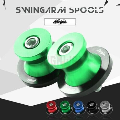 CNC Motorcycle Frame Swingarm Sliders Spools Stand Swing Arm Slider Screw For KAWASAKI NINJA ZX7R ZX-9R ZX9R ZX12R ZX-12R ZX14R