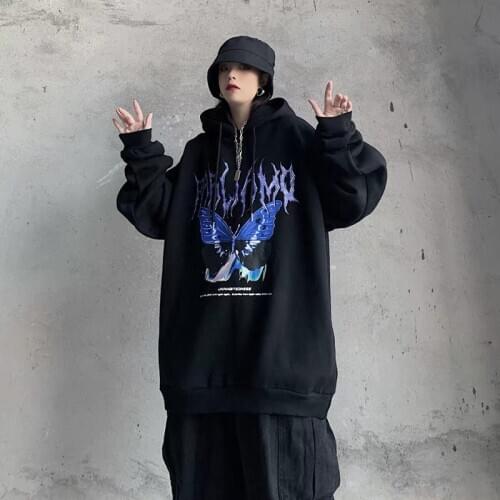 Winter clothes sweatshirt women Large size Pullovers vintage streetwear size harajuku hoodie streetwear tops print long sleeve