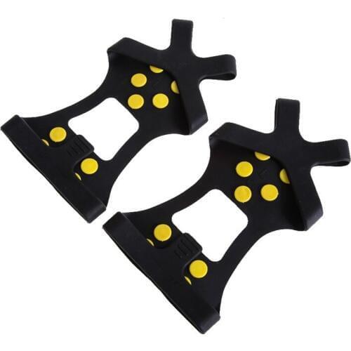 Professional 10 Studs Ice Snow Climbing Walking Non-slip Shoe Covers Spike Grips Crampons Hot Sell Good Quality