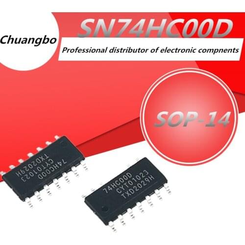 10PCS-20PCS 74HC00 SOP14 74HC00D SOP SN74HC00DR SOP-14 SN74HC00 SMD New spot