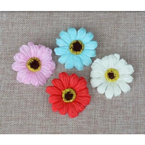 50pcs/box artificial flower Soap daisy Flower mothers Day gift soap flower sunflower