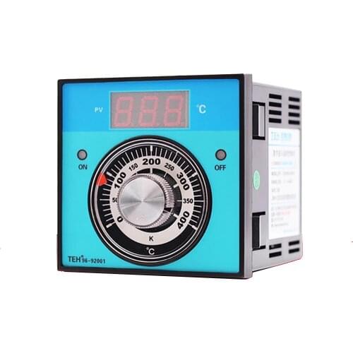 AC 220V Electric Oven Thermostat TEH96-92001-A Anti-Overshoot Gas Oven Digital Display Electronic Temperature Controller 0-400