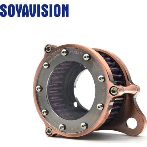 Black Gold Motorcycle Air Cleaner Intake Filter case For Harley Sportster XL883 XL1200 Iron 883 48 72 Seventy-Two 1991-2021