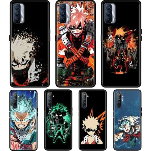 My Hero Academia Phone Case For Oppo Realme 8 Pro Case Realme GT XT X3 X2 Q3 5 6 6i 7 Pro C15 C21 Soft Cover shell