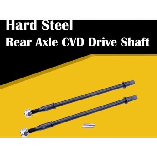 Cvd Drive Shaft Dogbone Steel For 1/10 Axial Scx10 Pc Crawler Upgrade Option Arts Hop-up 2pcs Card Front/rear Axle