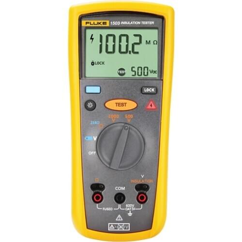 Fluke 1503 Digital Insulation Resistance Tester F1503 Megger F-1503 2000MΩ