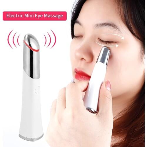 Eye Massager Electric Vibrating Eye Thermal Massager Roller LED Photon Light Therapy Eye Care Bar Eye Lifting Massage Stick