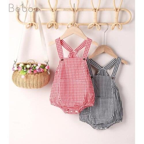 Baby Boys Jumpsuit Newborn Clothes Infant Overalls Bodysuit For Girls Climbing Clothing Cute Summer Causal Suit For 0-12months