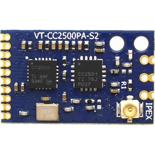 VT-CC2500PA-S2 CC2500 2.4G drone remote control wireless transmitting and receiving module digital communication module