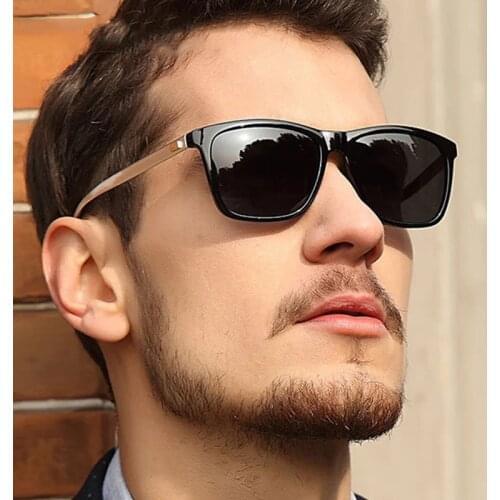 Husband Anti Glare Driving Glasses Black Square Polarized Sunglasses Men Women Vintage Brand Designer Travel Fishing Sun Glasses