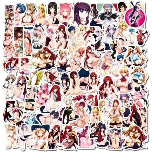 10/50/100pcs Waterproof Hentai Sexy Girl Waifu Anime Stickers Bicycle Guitar Luggage Laptop Motorcycle Bunny Graffiti Sticker