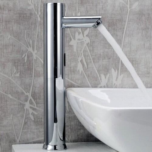 2015 New Faucets Copper Infrared Medical For Intelligent Fully-automatic Inductive Faucet Single Cold Counter Basin Induction