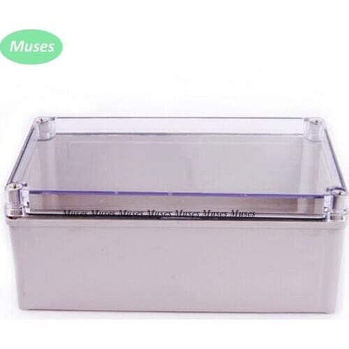 PVC Cover Transparent Cover Grey ABS body IP67 Plastic Waterproof Enclosures 150*250*100mm Junction Box 250*150*100mm connector