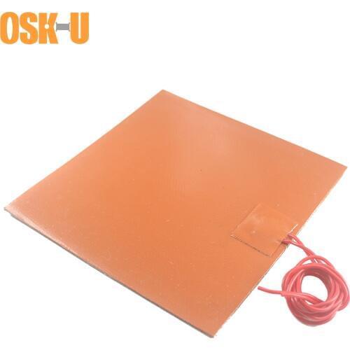 Silicone Heater Pad 220V 1.5-1.8mm thickness Heater Element 150x150mm Freeze-proof Electric Heating Pad for Equipments