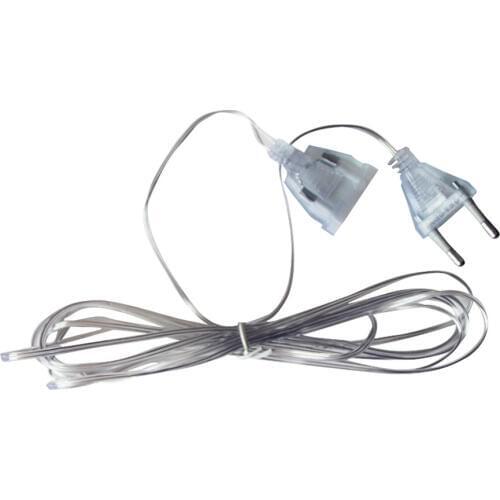 BEIAIDI 3m Power Extension Cable US EU Plug Extender Wire For LED Christmas String Light Extend Cable Add Switch For Garland