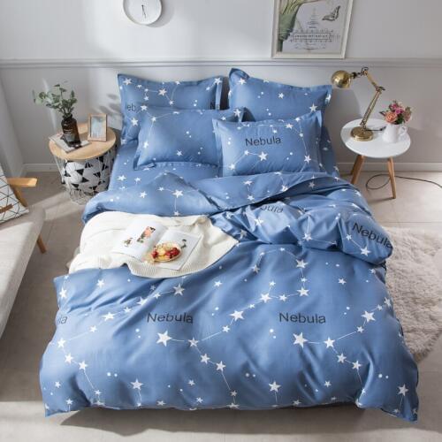 Star 3/4pcs Girl Kid Bed Cover Set Cartoon Duvet Cover Adult Child Bed Sheets And Pillowcases king Comforter cover Bedding Set