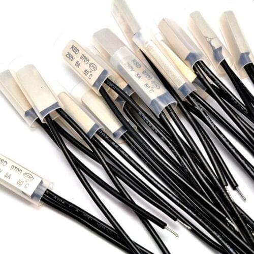 5pcs KSD9700 45 Degrees ~155 Degrees Normal Open Temperature Controller Detect Switch Thermal Prot