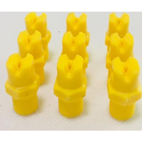 50 pcs/lot ) 1/8" 1/4" 3/8" 1/2" PP vee jet flat fan spray nozzle, Industrial / factory cleaning, dust removal nozzle