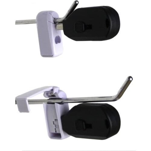 500 Pieces/Pack) Wholesale 5 Pieces Magnetic Key Include White Color ABS Store Wall Item Security Display Hook Stop Lock Tag