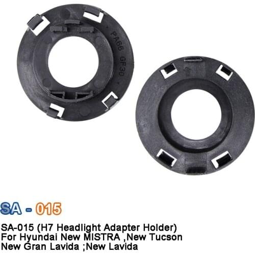 2*Pieces H7 led Headlight bulb Holder Adapter Base Deck Bracket adapter For New Tucson , New MISTRA , New Long Line,New Lavida