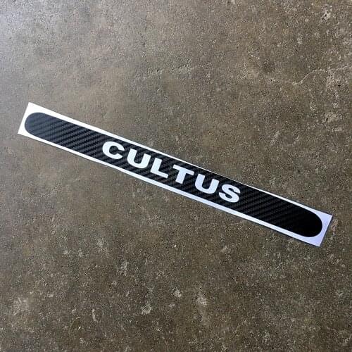 Carbon fiber car stickers of High mounted stop lamp High brake lights 1PC for 2017 2018 Suzuki CULTUS car accessories