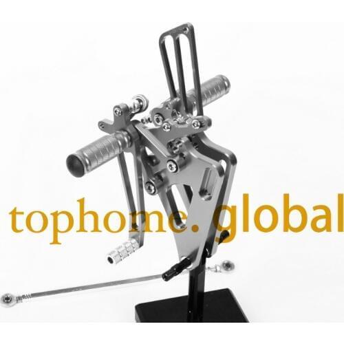 For Honda CBR400 NC29 1993 - 1999 CNC Motorcycle Rearsets Foot pegs Rearset Titanium Grey 1994 1995 1996 1997 1998