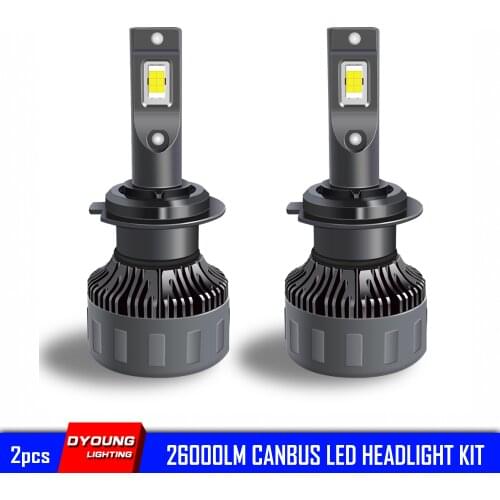 H7 Led For VW Golf 7 Car Headlights Kit Stable Strong Canbus Error Free 100W 26000LM 35MM Car Original Bulb Size
