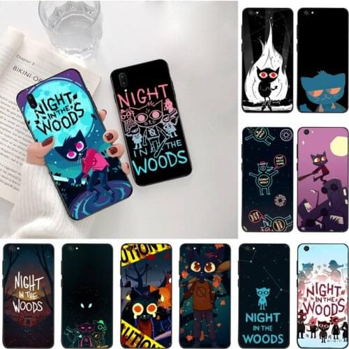 Cat Game Night In The Woods Phone Case For Vivo Y91c Y17 Y51 Y67 Y55 Y7s Y81S Y19 V17 vivos5