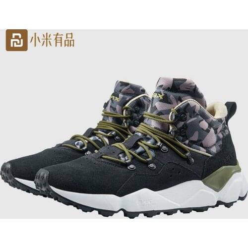 Running shoes Youpin Rax Casual Shoes Retro Running Shoes Cowhide Shock Absorbing Rubber Xiaomi Eco System Non-slip Sneaker