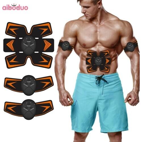 EMS Abdominal Muscles Training Stickers Electric Abdominal Stimulator Fitness Body Slimming Massager Weight Loss For Men Women