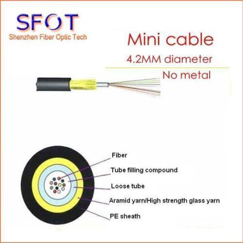 8 core JET mini Micro fiber optic cable
