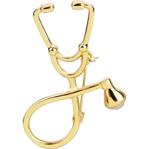Fashion Stethoscope Brooch Pin Jewelry For Doctor Nurse Physicians Medical Student Medical Student Graduation Gift